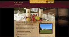 Desktop Screenshot of blackbearvineyard.com